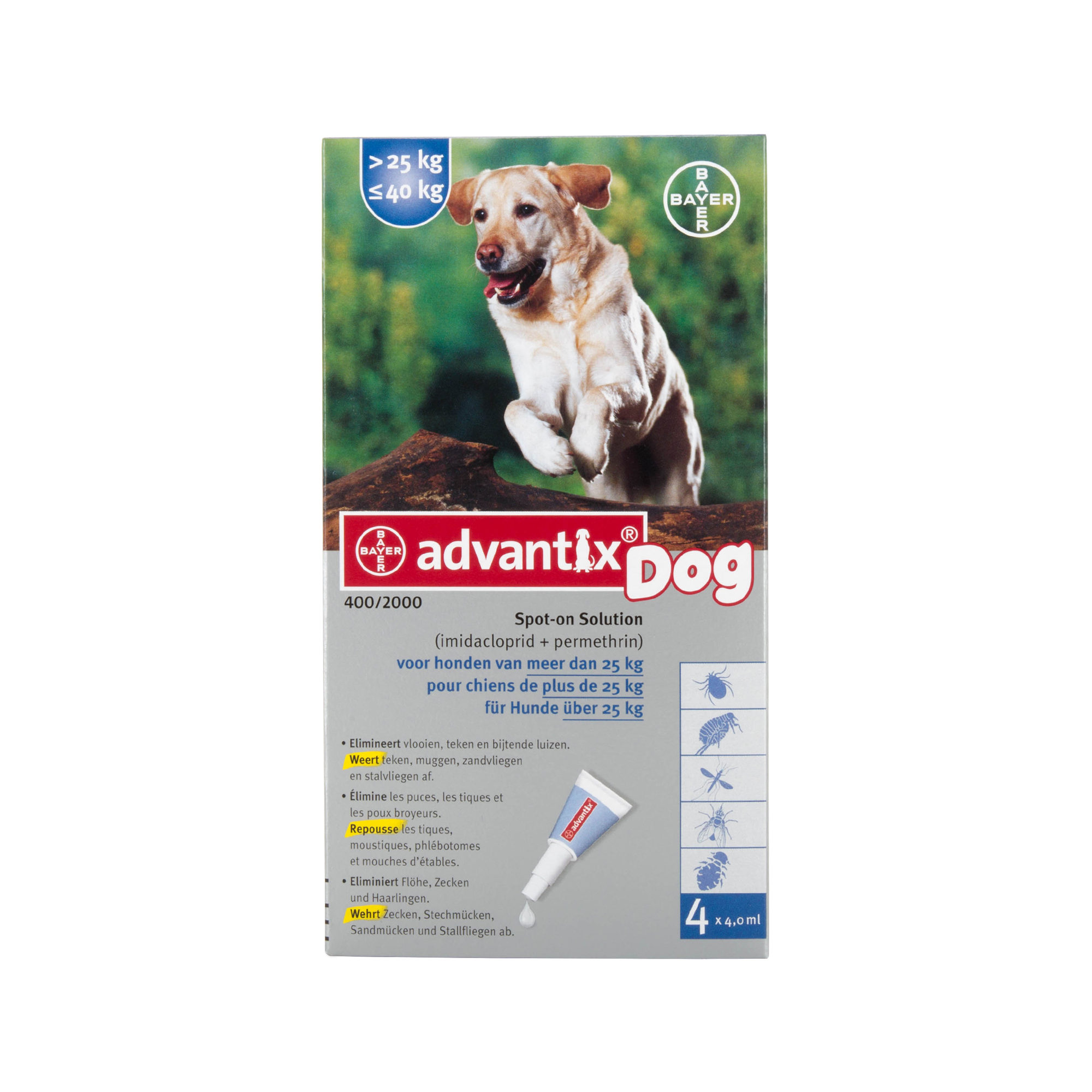 Advantix Floh &amp; Zeckenmittel für Hunde Medpets.at Medpets.at